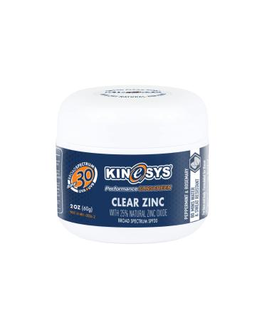 KINeSYS Reef Safe Natural Mineral Zinc Oxide Sunscreen  Rubs in Clear  SPF 30  Broad Spectrum UVA/UVB protection for Face and Body  Alcohol  PABA & Oxybenzone FREE  Peppermint & Rosemary Scent  60 G SPF 30 Peppermint & R... - Buy Online on GoSupps.com