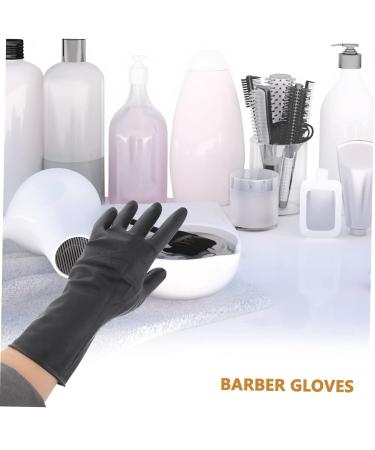 Beaupretty 9 Pairs Rubber hair dye mens glove black disposable hair color hair shampoo tool belt particles Remover rubber glove man - Buy Online on GoSupps.com