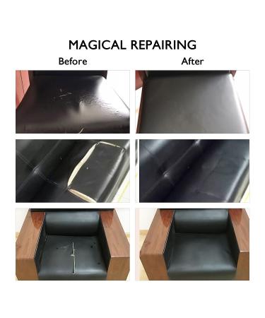 Leather Repair Patch  Self-Adhesive Leather Repair Tape Kit for Couches Furniture Drivers Seat Sofas Car Seats Black 4x79inch Black 4x79 IN - Buy Online on GoSupps.com