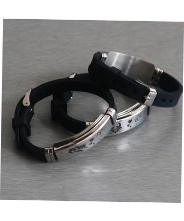 TENDYCOCO Couple Bracelet Stainless Steel Bracelet Twelve Constellations Bracelet Silicone Bracelet Finger Ring Bracelet Bangle Bracelets Bracelet for Couples Lovers Fashion Jewelry - Buy Online on GoSupps.com