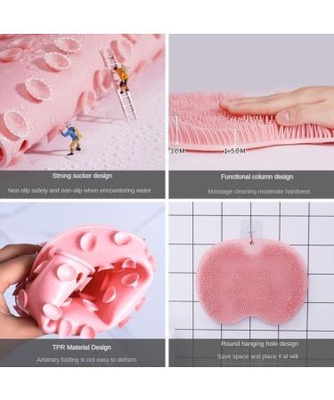 Dcniyt Foot Scrubber for Shower - Non-Slip Massage Mat with Suction Cups | Foot Care & Pain Relief Device Green - Buy Online on GoSupps.com