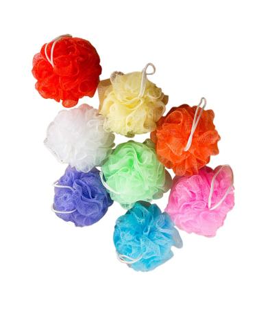 16pcs Natural Sponge Pouf Bath Sponge Set - Kids Loofah Back Scrubber & Shower Ball for Ultimate Cleanliness - Buy Online on GoSupps.com