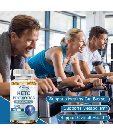 Keto Probiotics (120 Capsules) Weight Loss Fat Burning Digestive Support Liver Detox - Buy Online on GoSupps.com