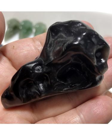 PUNNI Crystal Stone Stone Crow Figurines Natural Gemstone Carved Raven Skull Bird Head Statue Animal Ornaments Home Decoration Accessories Room Decor 1pc SHENGYUYIN (Color : Black Size : 1pc) - Buy Online on GoSupps.com