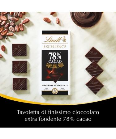  Lindt Lindt - 78% Cocoa Excellence Chocolate Bar - Dark Chocolate 100g - Buy Online on GoSupps.com