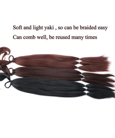 24 Inch 1B Wrap-Around Long Braids Ponytail Extension for DIY Hair Styles | Reusable Woman Braiding Ponytail | Sharopul - Buy Online on GoSupps.com