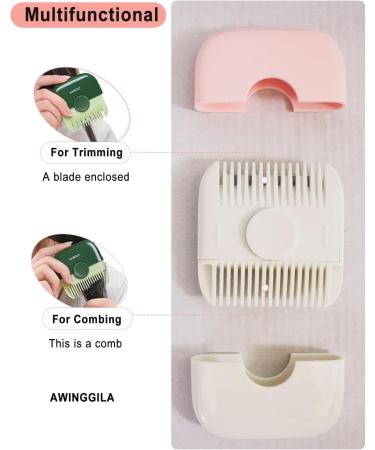 Trimpocket Hair Trimmer/Comb Kids Split Ends Hair Trimmer Hair Trimming and 2 in 1 Bangs Trimmer Dual-Side Design with Cover Blades Replaceable (3PCS-A) - Buy Online on GoSupps.com