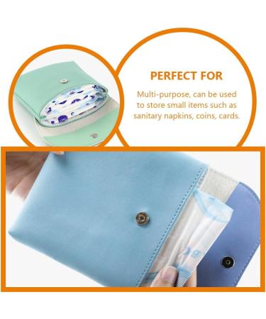 2PCS Outdoor Menstrual Pad Bags | Sanitary Napkin Pouches | Multifunctional Coin Bags for Women | Period Accessories - Buy Online on GoSupps.com