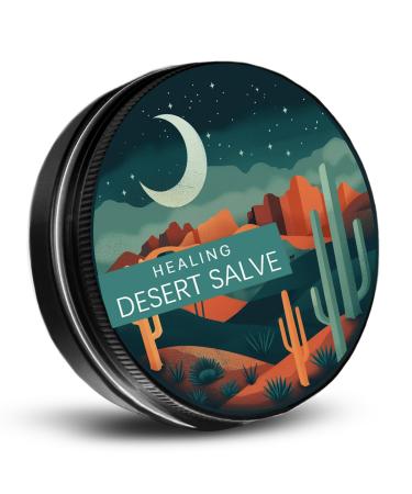 Juniper Sagebrush Broomweed Balm - MADE IN USA - Desert Salve with Powerful Skin Soothing Pure Organic Juniper Sagebrush Broomweed - Locally Sourced Locally Handcrafted (2 OZ)