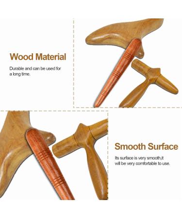 Kaluroil 3PCs Massage Wood Sticks - Instant Pain Relief & Acupuncture Massage for Legs Shoulders & Back - Buy Online on GoSupps.com