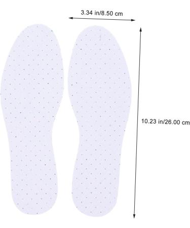 FOMIYES 4 Pairs Thin Insole - Sweat-Absorbing Sports Shoe Pads Shockproof Inserts for Comfort - Universal Shoe Accessories - Buy Online on GoSupps.com