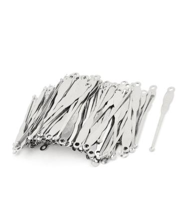 Qtqgoitem 200 Pcs Metal Silver Tone Earpick Ear Curette Wax Removers (Model: 2ec e4b ef6 852 54a)