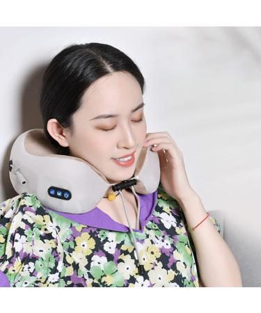 Ikasus 3D Electric Neck Massage Cushion - U-Shaped Pillow for Pain Relief & Relaxation | Portable for Car & Office - TP-0117b - Buy Online on GoSupps.com