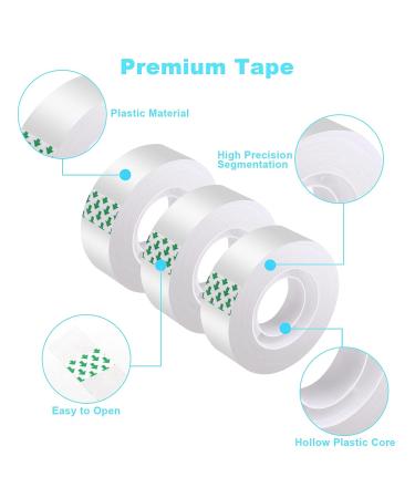 DHOOZ 16 Rolls Clear Tape for Gift Wrapping  Transparent Tape Refills  Premium Gift Wrapping Tape Rolls  Gift Tape  Gift Wrap Tape  Office Tapes Bulk for Wrapping Gifts  Desk Supplies  Home  School - Buy Online on GoSupps.com