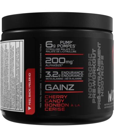 BUCKED UP Woke AF - High Stimulant Pre-Workout- Prolonged Energy & Next Level Focus Without Side-Effects - ZERO SUGAR - ZERO CALORIE - CREATINE FREE (20 Serve Cherry Candy) Cherry Candy 20 Serve - Buy Online on GoSupps.com