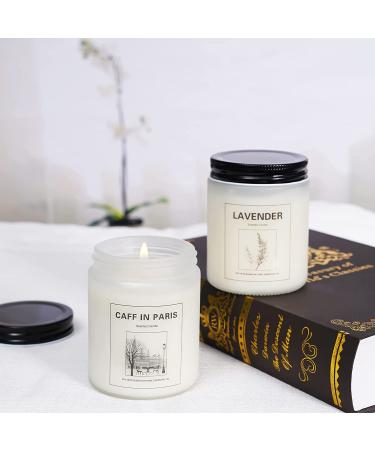 Lavender and Coffee Scented Soy Wax Candle 15 oz - Perfect Gift for Women and Men | Mother's Day, Valentine, Birthday, Christmas - Buy Online on GoSupps.com