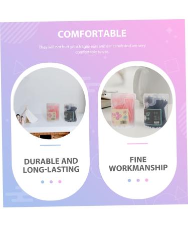 ORFOFE 200pcs Dual- Cotton Swabs for Ear Wax Removal Soft and Ergonomic Ear Cleaning Tools for Home Use Random Style - Buy Online on GoSupps.com