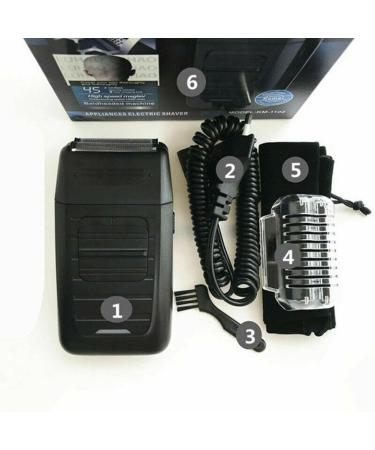 2024 Rechargeable Metal Electric Razor for Men | Twin Blade Beard Trimmer & Face Care Shaver | International Shipping - Buy Online on GoSupps.com