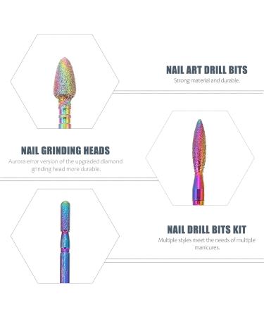 Minkissy 1 Set Nail Polisher Nail Sanding Grinding Nail File Drill Bit Carbide Drill Bit Nail Drill for Gel Nails Grinding Nails Drill Bits Nail Kit Diamond To Rotate Drilling Tool Manicure - Buy Online on GoSupps.com