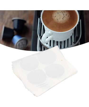 Les couvercles de dosettes de caf scellent les couvercles autocollants de capsules de caf en papier d'aluminium pour les capsules de caf jetables rechargeables 100 ou 120 (120 pi ces) - Buy Online on GoSupps.com