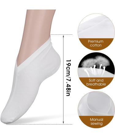 Sibba 3 Pairs Moisturizing Socks for Women and Men - Overnight Spa Treatment for Dry Cracked Feet - Buy Online on GoSupps.com