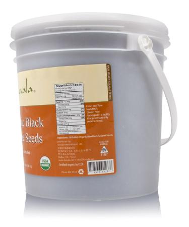 Kevala Organic Black Sesame Seeds 4Lbs (RAW) - Premium Quality Superfood - Buy Online on GoSupps.com