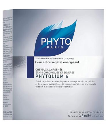PHYTO Phytolium 4 Growth-Stimulating Anti-Hair Loss Treatment 12 X 3.5ml