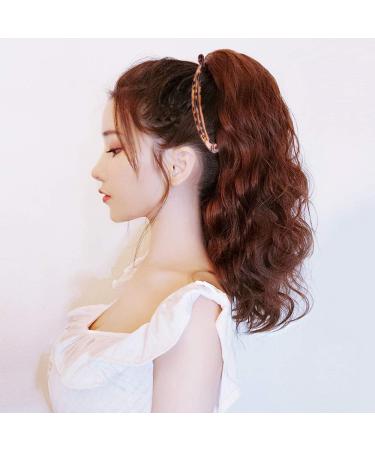 Nifocc Banana Hair Clips | Fisht Horses Long Hair Combs for Women & Girls - 4 Pcs Brown & Black - Buy Online on GoSupps.com