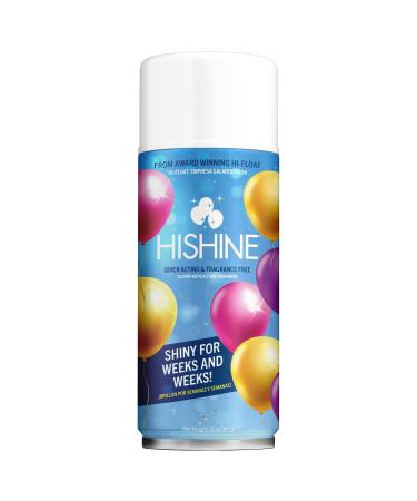 HI-SHINE Balloon Aerosol Spray 12oz: Precise Mist No Drips Instant Gloss - Enhance Decor for Birthdays Weddings Events - Quick Apply Lasting Results - Uplift Celebrations