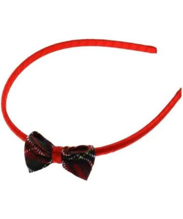 Topkids Accessories Tartan Hair Bows Bobby Pins and Alice Bands for Girls and Women Hair Clips for Girls Hair Accessories for Women Headbands for Women's Hair Burns Night (Red Alice w/bow) Red Alice w/ bow - Buy Online on GoSupps.com