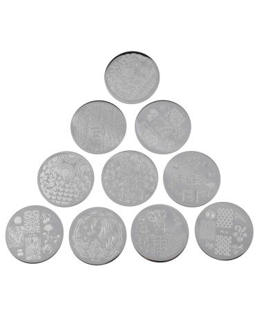 Professional Nail Stamp Set | 13-pc Flower Forest Nail Art Plates & Stamper Tools for Stunning Nail Designs - Buy Online on GoSupps.com