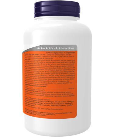 NOW - L-Carnitine Double Strength 1000mg 100 Tablets Nutritional Supplement - Buy Online on GoSupps.com