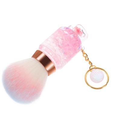 IWOWHERO Beauty Tools Blush Beauty for Makeup Travel Makeup Brush for Powder Foundation Makeup Tools Makeup Powder Brush Professional Makeup Kit Cosmetic Brush Travel Size Makeup 10.20X4.50X4.50CM Pink