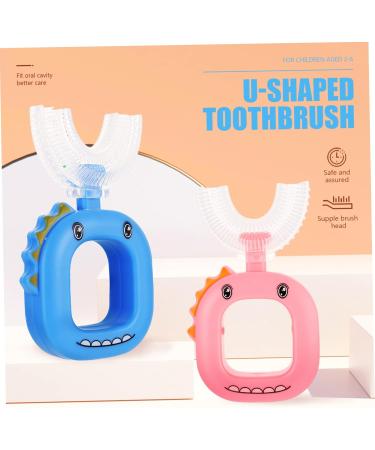 Gleavi 4-Piece U-Shaped Silicone Toothbrush Set for Toddlers | Adorable & Portable Children's Toothbrushes - Buy Online on GoSupps.com