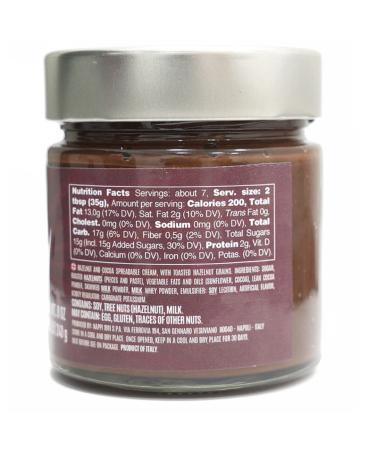 Buy Nocciola Crunchy Hazelnut Chocolate Spread - 8.5 oz | Creamy Italian Chocolate Butter | Nappirock - International Shipping Available - Buy Online on GoSupps.com