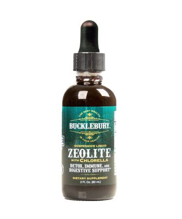 Bucklebury Zeolite Liquid Suspension w/Chlorella - Detox Support Immune System and Digestive Tract Health Support (60 Servings) Zeolite Suspension Liquid with Chlorella