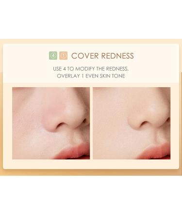 5-Color Multi-Purpose Concealer for Dark Circles Blemishes & Freckles - High-Glue Moisturizing Correction | International Shipping - Buy Online on GoSupps.com