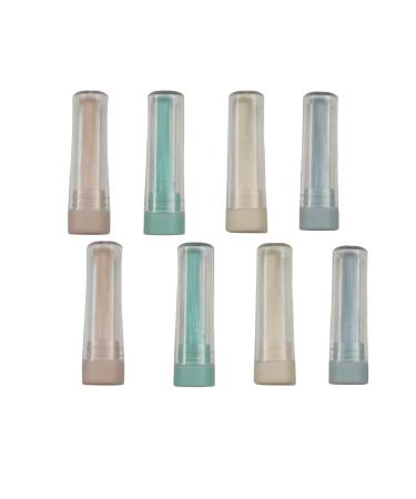 8pcs Pocket Contact Lenses Case Soft Silicone Inserter Stick Eyewear Lens Mate Box CW0772