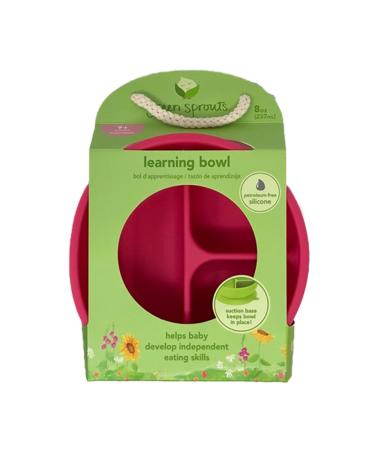 Green Sprouts Learning Bowl for 9+ Months - Pink Baby Feeding Bowl - Buy Online on GoSupps.com