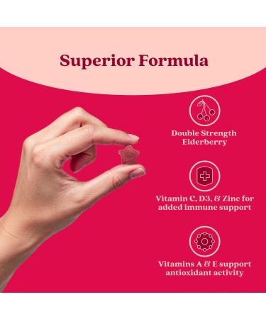 BeLive Elderberry Gummies with Zinc and Vitamin C - Immune Support Supplement with Vitamin D A E B12 - Gummies for Healthy Bones & Teeth Vegan Keto & Non-GMO - Raspberry Flavor | 2-Pack 2 Pack - Buy Online on GoSupps.com