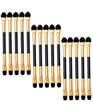 Healeved 15pcs Eye Shadow Brush Eye Shadow Applicator Double-sided Makeup Small Makeup Brush Makeup Supply Eyeshadow Sticks for Eyes Double Ended Eyeshadow Brush Makeup Supplies