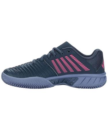 K-Swiss Women's Express Light 3 Hb Tennis Shoe 37.5 EU Orion Blue Infinity Carmine Rose