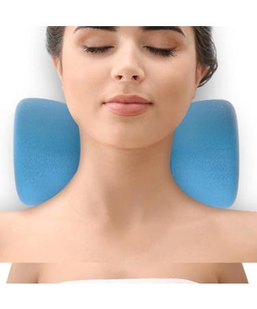 Neck and Shoulder Relaxer Cervical Traction Device and Neck Stretcher Cervical Spine Alignment Chiropractic Pillow Traction Pillow Neck Massager Blue - Buy Online on GoSupps.com