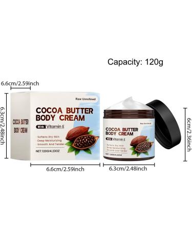  Mimoqk Body Cream Repair Balm Natural Botanical Formula 120g Deep Moisture Rich Texture Gentle Absorption Nonsticky Skin Cream for Men Face Hand Cellulite Travel Baby Care - Buy Online on GoSupps.com