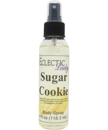 Sugar Cookie Body Spray 4 ounces Body Mist for Women with Clean Light & Gentle Fragrance Long Lasting Perfume with Comforting Scent for Men & Women Cologne with Soft Subtle Aroma For Daily Use 4 Fluid Ounces