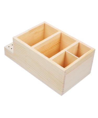 Beatifufu Box Grinding Head Storage Box Nail Salon Supply Nail Drill Bits Container Nail Tool Organizer Nail Polisher Organizer Nail Drill Bits Stand Manicure Polishing Heads Organizer