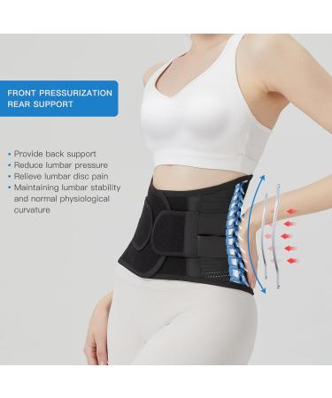 Back Support Belt for Pain Relief | Scoliosis Lumbar Support Brace | Medium Size for Men & Women - Buy Online on GoSupps.com