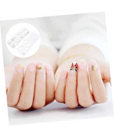 BIUDECO 2 Boxes Nail Rhinestones Nail Art Rhinestones Leaf Slice Nail Decor Diy Nail Art Decorations Nail Art Supplies Nail Art Glitter Crystal Crystals Decor 3d Nail Flakes Symphony Resin - Buy Online on GoSupps.com
