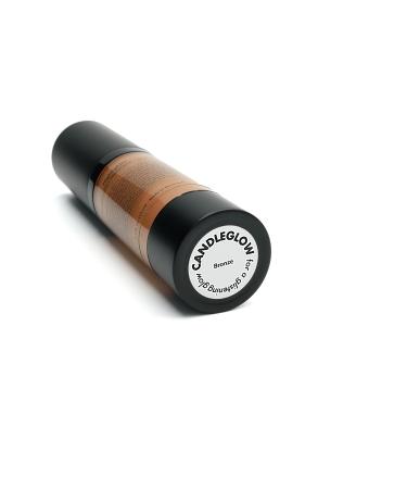 Pure Ziva  Dark Skin Tone Deep Bronze Liquid Candle Glow Cream Highlighter Bronzer Lotion  Paraben & Gluten Free  No Animal Testing & Cruelty Free
