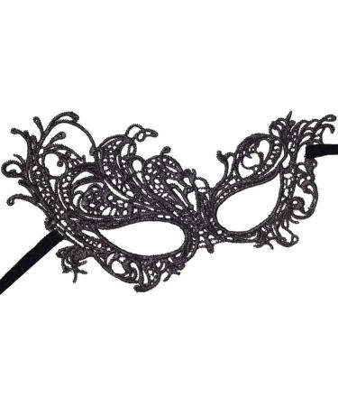 Codirato 8-Piece Black Venetian Masquerade Masks - Perfect for Carnival Stage Balls & Fashion Parties - Buy Online on GoSupps.com